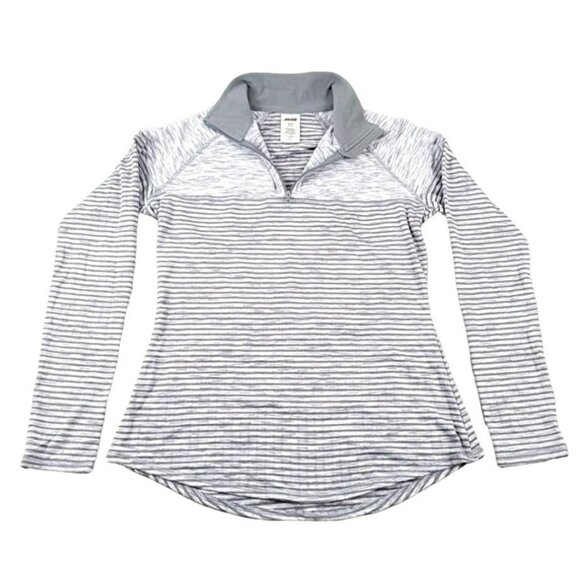 AVIA Womens Track Jacket Pullover Tones of Grey White Size S (4-6) JH1155 - Picture 1 of 4